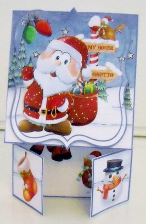 Santa delivers Dutch fold by Pam Stubley