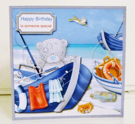Tatty teddy fishing trip by Pam Stubley