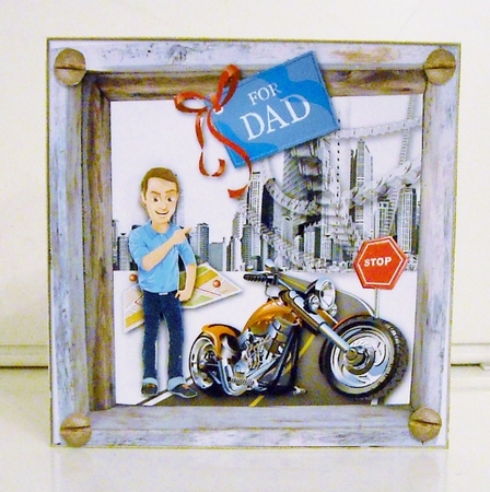 Motorcycle for Dad Mini Kit by Pam Stubley