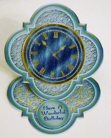 How Time flies Easel card kit by Pam Stubley
