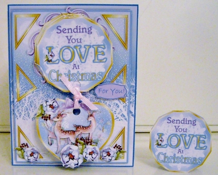 DROPLET CARD - Deer Love by Pam Stubley