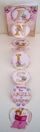 DROPLET CARD - Christmas Angels by Pam Stubley