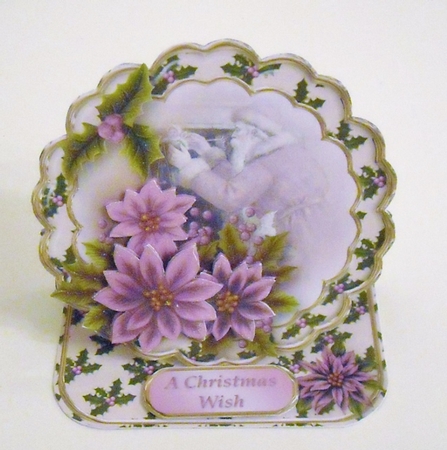 A Christmas Visitor - Framed Easel Card Mini Kit by Pam Stubley