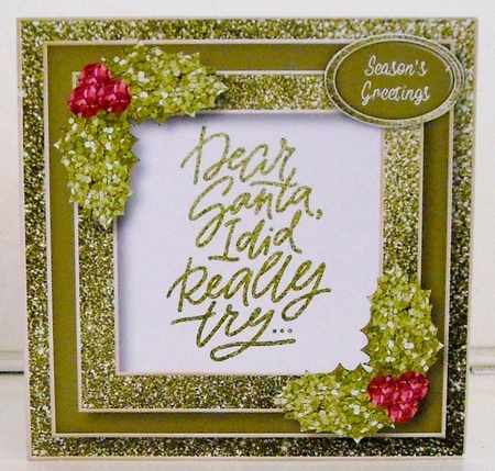 Dear Santa, I Did Really Try..... 8x8 by Pam Stubley