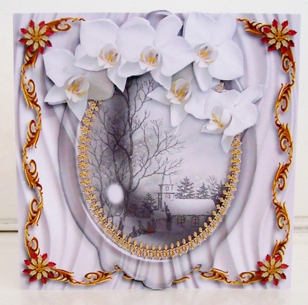Edwardian Christmas Vignette 1 by Pam Stubley