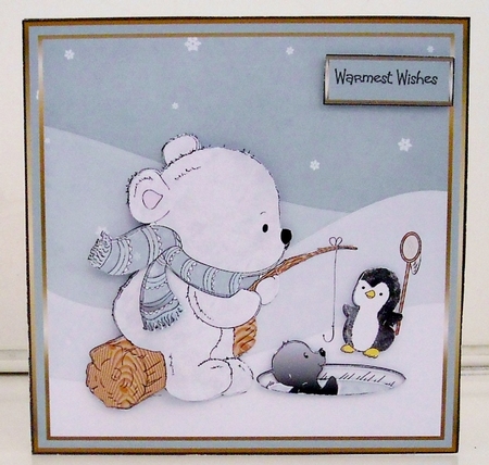 Ice fishing buddies by Pam Stubley