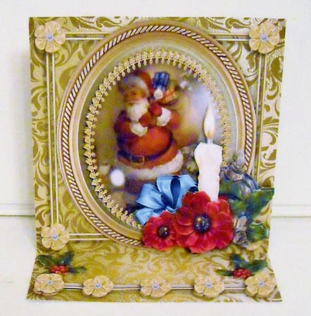 Bygone Age Gold - Santa by Pam Stubley