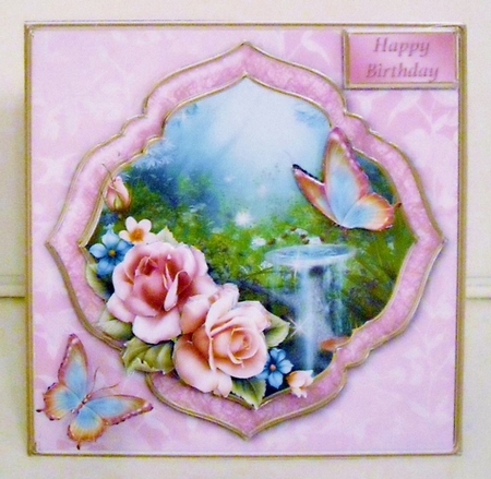 Summer Roses Stacked Layers Card Mini Kit by Pam Stubley