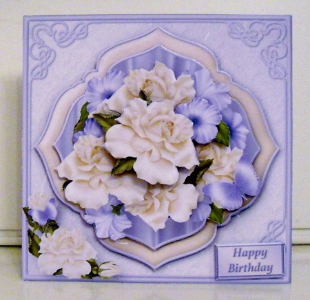 Bouquet of Roses Stacked Layers Card Mini Kit by Pam Stubley