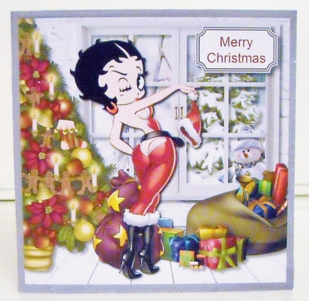 Betty Boop Christmas by Pam Stubley