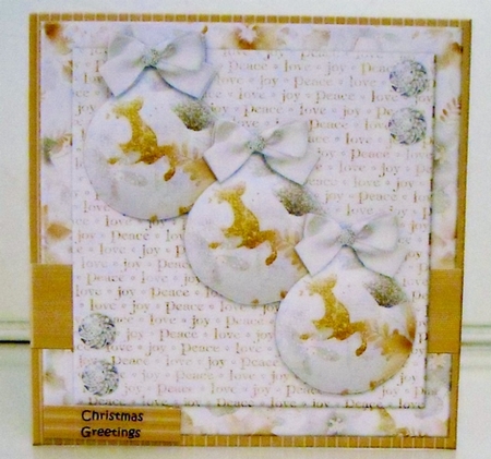 Peace Love & Joy Quick Card 3 by Pam Stubley