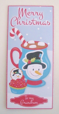 Snowy Snowman Gift/Money/Voucher Wallet/Pocket/Envelope by Pam Stubley