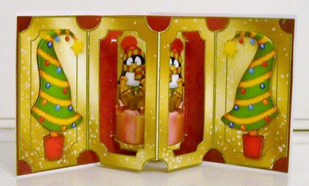 Christmas Trees & Penguins by Pam Stubley