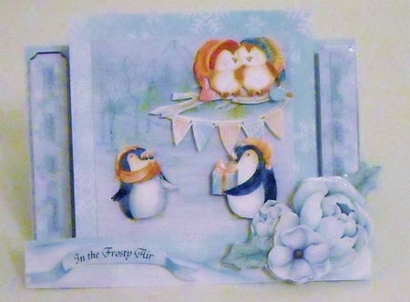 Winterland #2 Framed Centre Stepper Card & Envelope Mini Kit by Pam Stubley