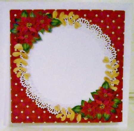  Insert for  Poinsettias Quick Card by Pam Stubley