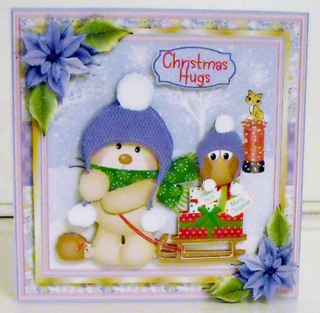 7x7 Card Kit - Keep Cosy At Christmas by Pam Stubley