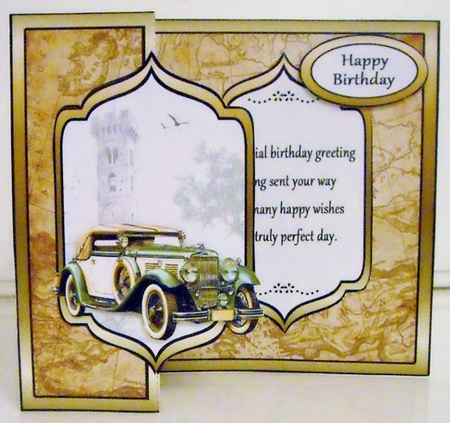 FBG Old green car by Pam Stubley