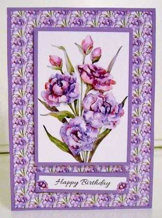 Lovely Watercolor Peonies  by Pam Stubley