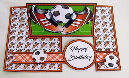IMP Football (Red) by Pam Stubley