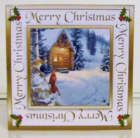 Winter cabin by Pam Stubley