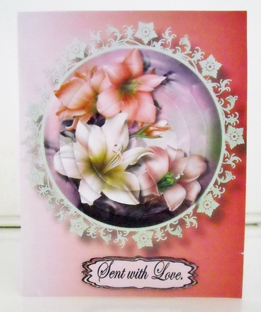 lily greetings pink by Pam Stubley