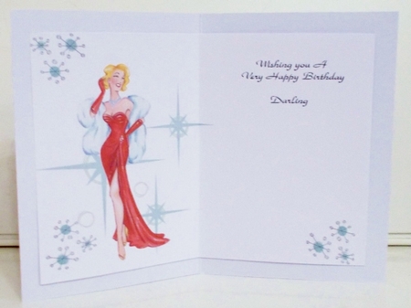 A5 Insert Happy Birthday Darling by Pam Stubley