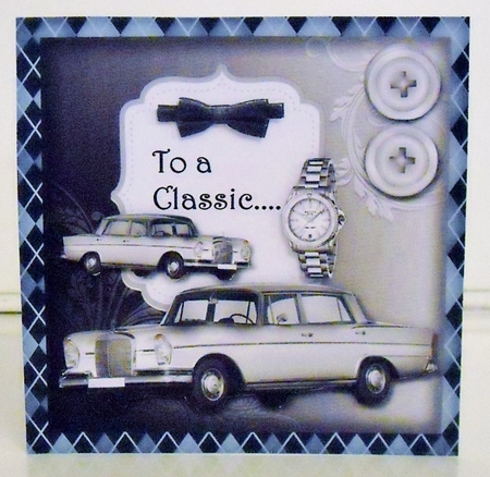 Male Card To A Classic 4 by Pam Stubley
