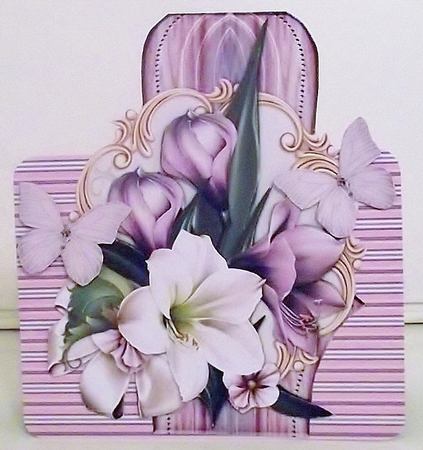 Card Topper Purple beauty 1 by Pam Stubley