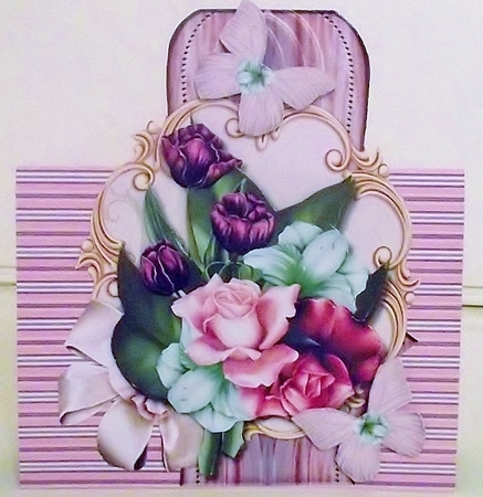 Card Topper Purple beauty 2 by Pam Stubley