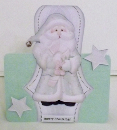 Cute Santa InMint  by Pam Stubley