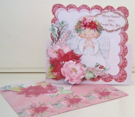 Lil Angels #3 Over the Edge Tent Card & Envelope (Large) by Pam Stubley