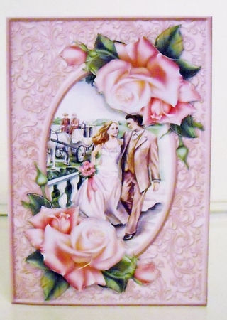 Beautiful Roses  Wedding Couple by Pam Stubley