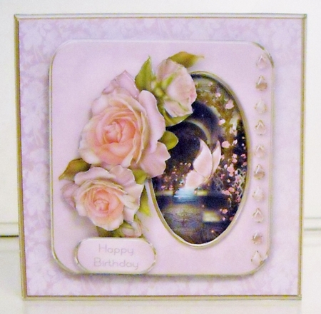 Rose Arbour - Layered Frame Card Mini Kit by Pam Stubley