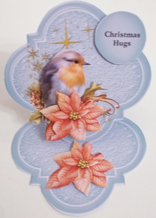 Robin Redbreast easel card kit by Pam Stubley