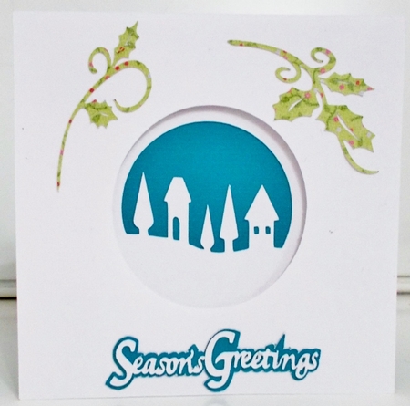 Layered Christmas Scene Card by Pam Stubley