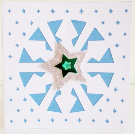 CHRISTMAS ORNAMENT CARD 1 by Pam Stubley