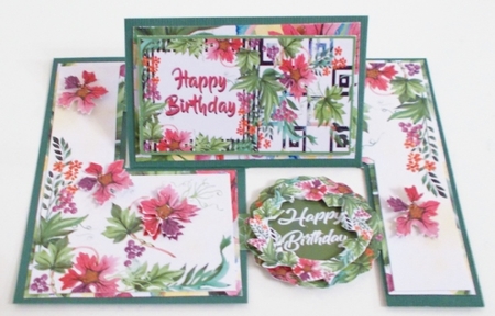 Impossible Card - Tropical Blooms 2 by Pam Stubley