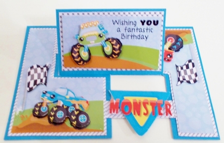 Impossible Card - Little Monster Truck by Pam Stubley