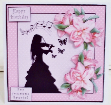 Live Love Music - Decoupage by Pam Stubley