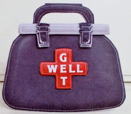 Doctor Bag Get Well Card Mini Kit by Pam Stubley