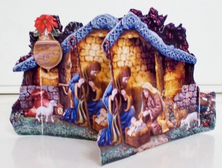 Layered Christmas - Nativity Shaped 1 by Pam Stubley