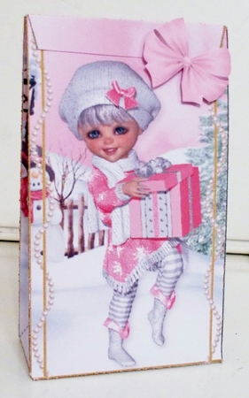 Sweet Little Christmas Delivery Pinch Bag by Pam Stubley