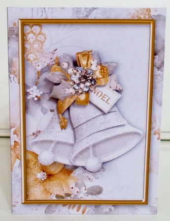 A Golden Christmas - W-Fold Card Mini Kit by Pam Stubley