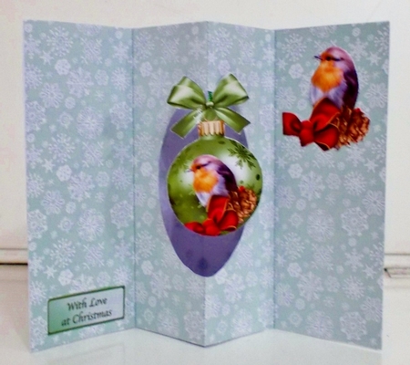 Little Robins - W-Fold Card Mini Kit by Pam Stubley