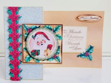 Christmas Vintage No Hole Fold Back Kit-11 by Pam Stubley