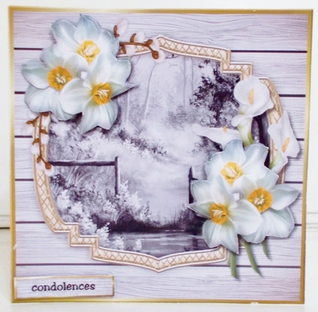 Quick card Sympathy  by Pam Stubley