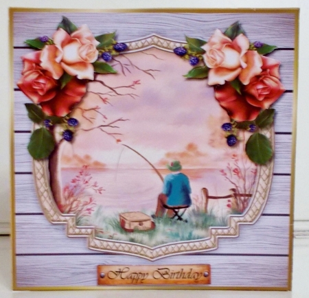 Quick card Gone Fishing by Pam Stubley
