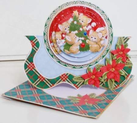 Bracket Over The Top Christmas Card Kit-2 by Pam Stubley