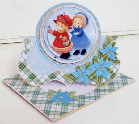 Bracket Over The Top Christmas Card Kit-4 by Pam Stubley