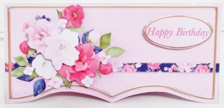 Rose Posy DL Card Mini Kit by Pam Stubley